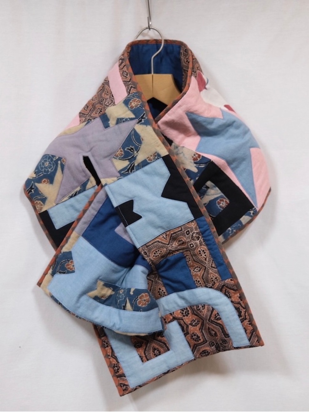 STORY MFG Quilted Patchwork Scarf Unisex